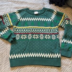 Hanna Andersson Teal Knit Sweater
